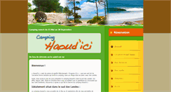 Desktop Screenshot of camping-haoudici.com