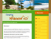 Tablet Screenshot of camping-haoudici.com